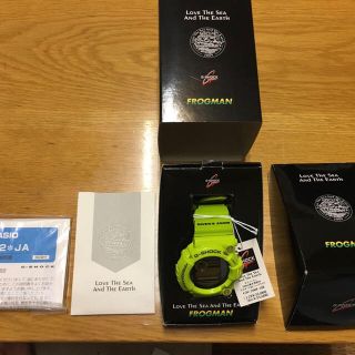 ジーショック(G-SHOCK)のCASIO カシオ G-SHOCK フロッグマン GW-200F-3JR 極美品(腕時計(デジタル))