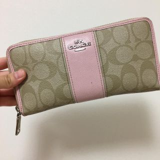 コーチ(COACH)のcoach 長財布 ピンク(財布)