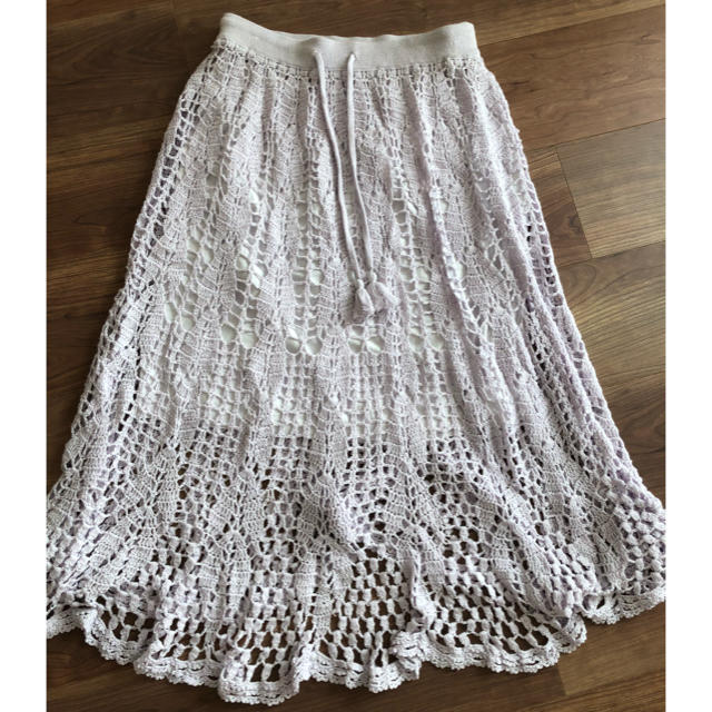 REDYAZEL(レディアゼル)のレディアゼル  かぎ編みスカート レディースのスカート(ロングスカート)の商品写真