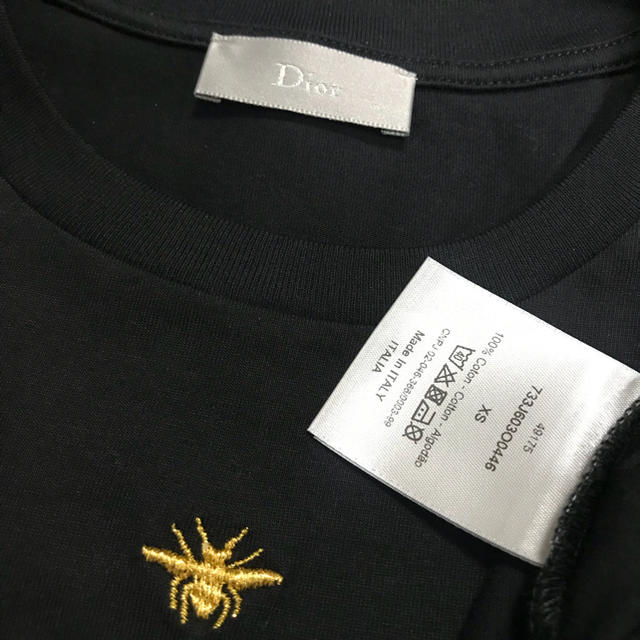 正規限定 Dior Homme ディオールオム 金 BEE 蜂 Tシャツ