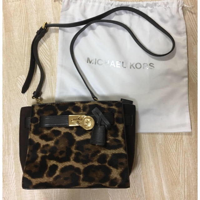 Michael Kors(マイケルコース)の最終お値下げマイケルコース ハミルトン ショルダーバッグ ヒョウ柄 レディースのバッグ(ショルダーバッグ)の商品写真