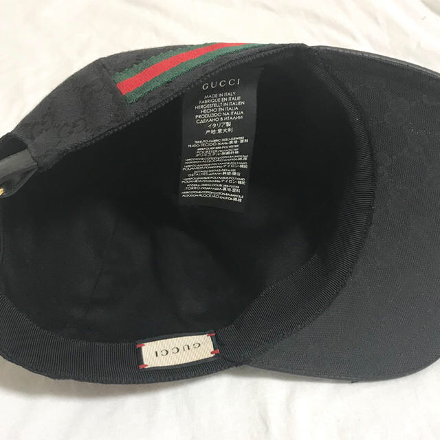 ✨正規品✨グッチ キャップブラックL59✨美品✨ ✨正規品✨グッチ キャップブラックL59✨美品✨
