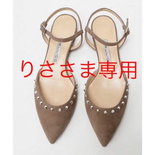 ペリーコ(PELLICO)のPELLICO ストラップポインテッドフラットパンプス(バレエシューズ)