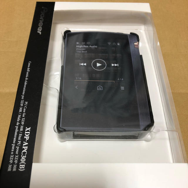 Pioneer(パイオニア)のPioneer XDP-APC30B XDP-30R用ケース黒 中古品 スマホ/家電/カメラのオーディオ機器(ポータブルプレーヤー)の商品写真