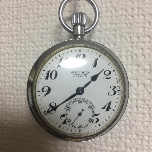 SEIKO(セイコー)のSEIKO 昭和中期 60s 懐中時計 鉄道 時計 アンティーク 15石 メンズの時計(その他)の商品写真