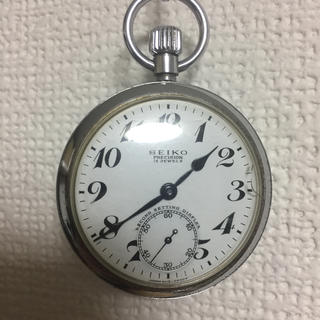 セイコー(SEIKO)のSEIKO 昭和中期 60s 懐中時計 鉄道 時計 アンティーク 15石(その他)