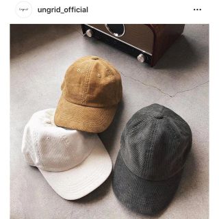 アングリッド(Ungrid)のUngrid 今季 コーデュロイCAP🧢💓(キャップ)