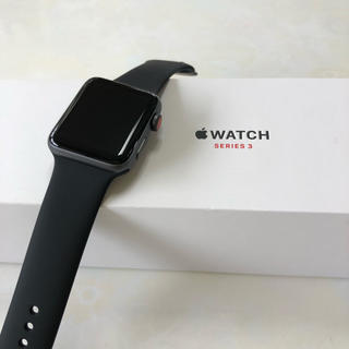 アップルウォッチ(Apple Watch)の美品 Apple Watch series3 セルラー版 42mm(その他)