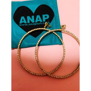 アナップ(ANAP)のANAP USA フープピアス(ピアス)