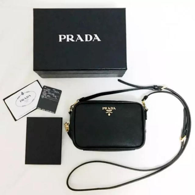 PRADA(プラダ)◆サフィアーノ 黒ミニショルダーバッグ | フリマアプリ ラクマ
