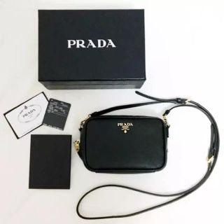 プラダ(PRADA)のPRADA(プラダ)◆サフィアーノ 黒ミニショルダーバッグ(ショルダーバッグ)