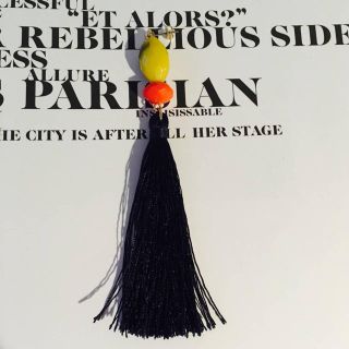 アッシュペーフランス(H.P.FRANCE)の★新品２.７万！ H.P.FRANCE アッシュペーフランス フリンジ片耳ピアス(ピアス)