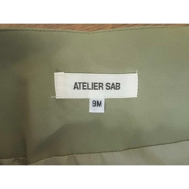 ATELIER SAB(アトリエサブ)の＊ATELIER SAB アトリエサブ＊チノラップ膝丈スカート（９M）♪ レディースのスカート(ひざ丈スカート)の商品写真