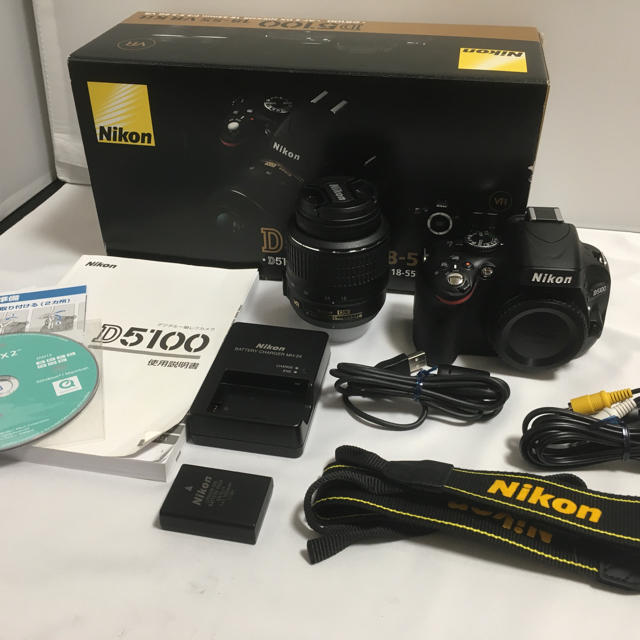 美品 Nikon ニコン D5100 18-55 VR レンズキット