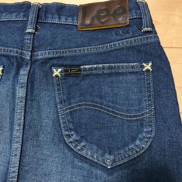 Lee(リー)のLeeオーガニックコットン  デニムスカート  size XS  B21 レディースのスカート(ミニスカート)の商品写真