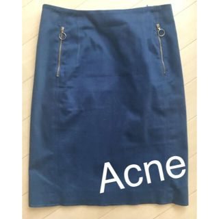 アクネ(ACNE)のacne  スカート  ハイウエスト  タイト(ひざ丈スカート)