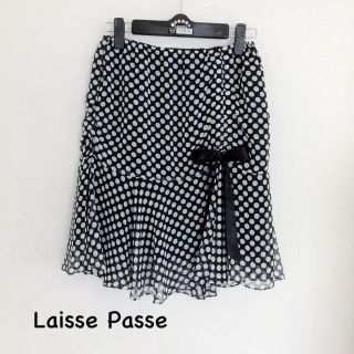 レッセパッセ(LAISSE PASSE)の値下げ＊レッセパッセシフォンスカート(ひざ丈スカート)