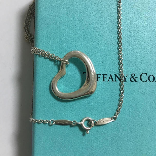 Tiffany & Co. - ティファニー オープンハート ネックレス 正規品 ...