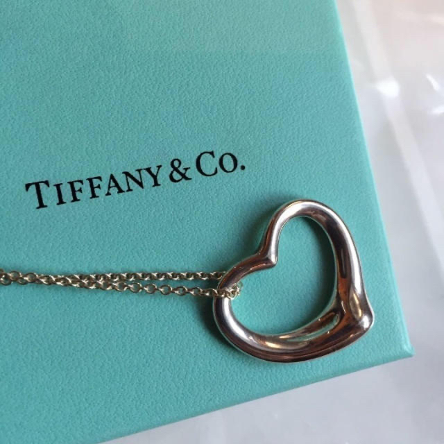 Tiffany & Co. - ティファニー オープンハート ネックレス 正規 Tiffany & Co. - ティファニー オープンハート ネックレス 正規