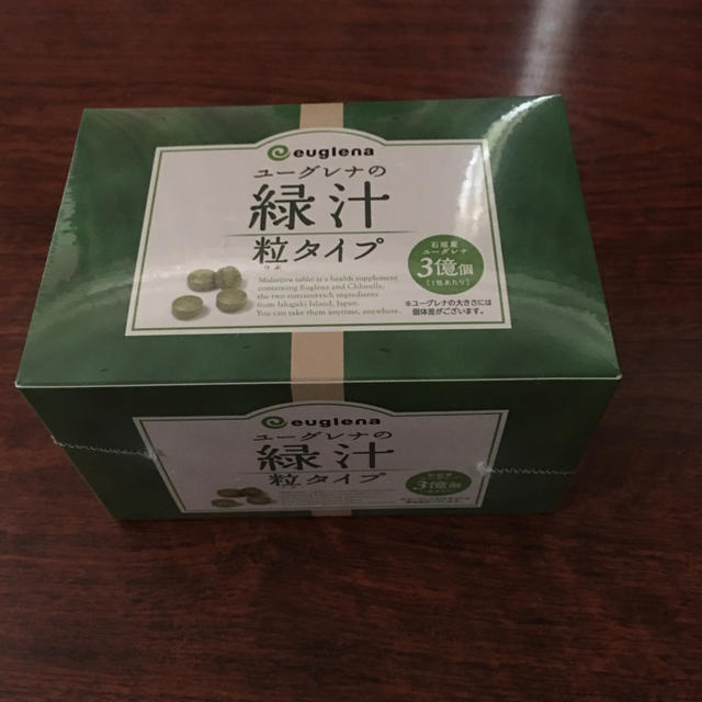 ユーグレナ緑汁 粒タイプ 食品/飲料/酒の健康食品(青汁/ケール加工食品)の商品写真