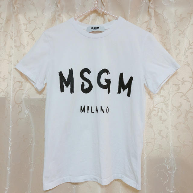 贈り物 MSGM イタリア購入 ロゴTシャツ 大人気！MSGM - Tシャツ(半袖/袖なし)