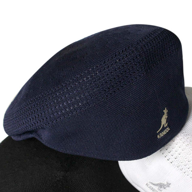 KANGOL(カンゴール)のKANGOL ハンチング ネイビー ホワイト レディースの帽子(ハンチング/ベレー帽)の商品写真