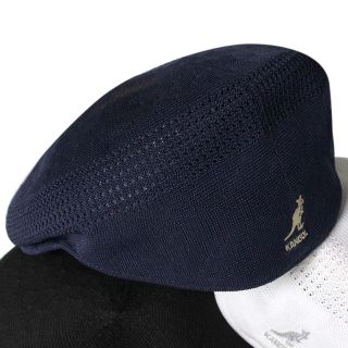 カンゴール(KANGOL)のKANGOL ハンチング ネイビー ホワイト(ハンチング/ベレー帽)