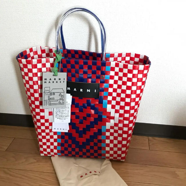 MARNI マルニ ピクニックバッグ　アザレアピンク 新品 マルニ マーケット