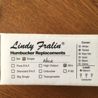 lindy fralin ミニハムバッカー の通販 by YKK's shop｜ラクマ