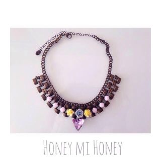 ハニーミーハニー(Honey mi Honey)のBijou Rose necklace(ネックレス)