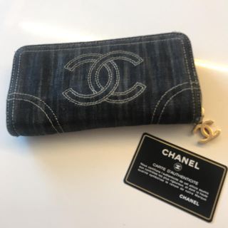 シャネル(CHANEL)のシャネル  デニム長財布  (財布)