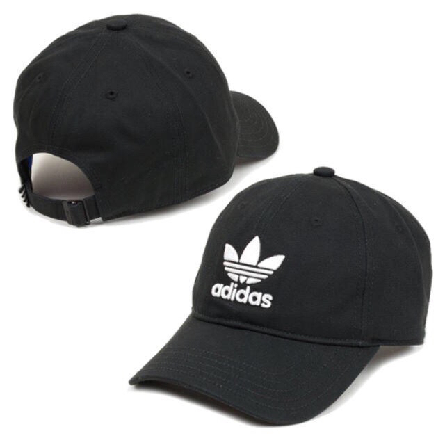 adidas(アディダス)の【adidas originals】キャップ 黒 (美品) レディースの帽子(キャップ)の商品写真