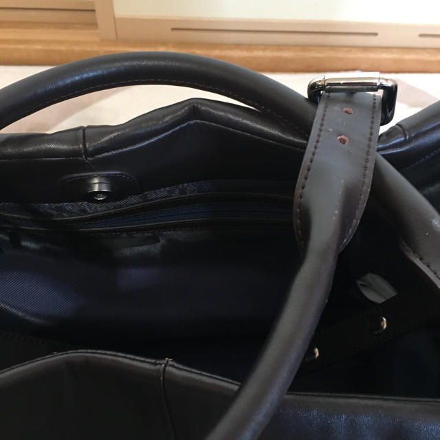 MONSIEUR NICOLE(ムッシュニコル)のムッシュニコル メンズ ビジネス トートバッグ ダークブラウン メンズのバッグ(ビジネスバッグ)の商品写真