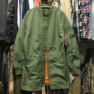 アルファインダストリーズ(ALPHA INDUSTRIES)の生産終了モデル 価格30024円込モッズL-2B LONGステンカラーコートXS(ステンカラーコート)