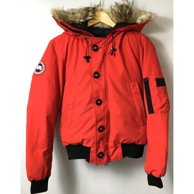 CANADA GOOSE(カナダグース)の【H】国内正規代理店タグ付★カナダグース★ダウンジャケット★レッド 赤色系★S メンズのジャケット/アウター(ダウンジャケット)の商品写真