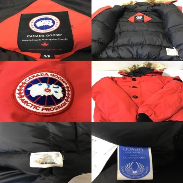 CANADA GOOSE(カナダグース)の【H】国内正規代理店タグ付★カナダグース★ダウンジャケット★レッド 赤色系★S メンズのジャケット/アウター(ダウンジャケット)の商品写真