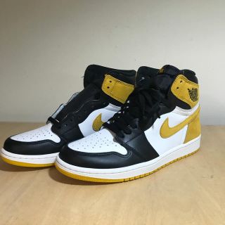 ナイキ(NIKE)のnike jordan1 retro yellow 27cm ジョーダン1 (スニーカー)