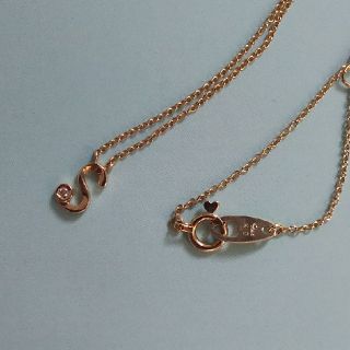 スタージュエリー(STAR JEWELRY)のstarjewelryスタージュエリーk10ダイヤモンドSイニシャルネックレス(ネックレス)