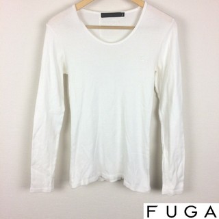 フーガ(FUGA)のhide69様専用！美品 FUGA フーガ 長袖カットソー ホワイト サイズ44(Tシャツ/カットソー(七分/長袖))