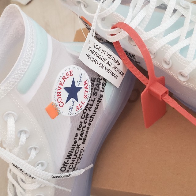 OFF-WHITE(オフホワイト)のOff-White CONVERSE コラボスニーカー メンズの靴/シューズ(スニーカー)の商品写真