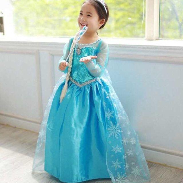 子供 ドレス 120 アナと雪の女王 エルサ プリンセス 衣装