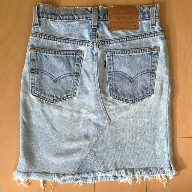 Levi's(リーバイス)のリーバイス デニムスカート  古着 LevI's555 レディースのスカート(ひざ丈スカート)の商品写真