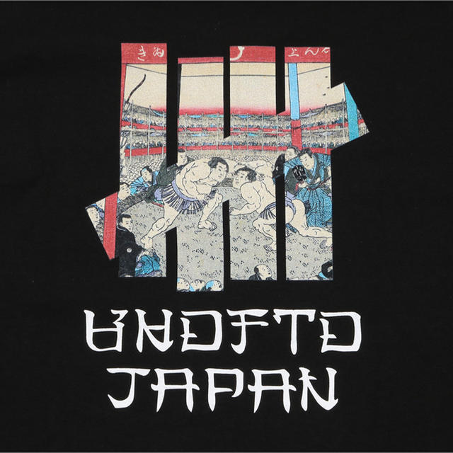 UNDEFEATED(アンディフィーテッド)のUndefeated UKIYOE SUMO S/S tee XLサイズ定価以下 メンズのトップス(Tシャツ/カットソー(半袖/袖なし))の商品写真