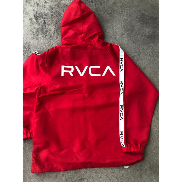 大人気の rvca ナイロンパーカー 赤 -ナイロンジャケット