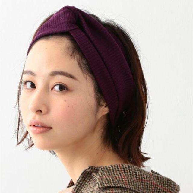 BEAMS BOY(ビームスボーイ)のbeams boy リブヘアバンド レディースのヘアアクセサリー(ヘアバンド)の商品写真