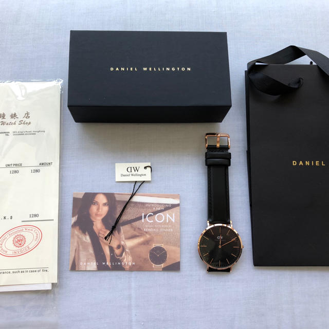 Daniel Wellington(ダニエルウェリントン)のダニエルウェリントン 腕時計 40MM  ローズゴールド お値下げ‼️ メンズの時計(腕時計(アナログ))の商品写真