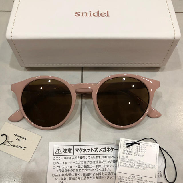 SNIDEL(スナイデル)のsnidel スナイデル サングラス ピンク レディースのファッション小物(サングラス/メガネ)の商品写真