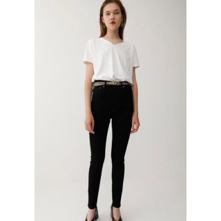 マウジー(moussy)のHW Rebirth BLACK SKINNY 25インチ(スキニーパンツ)