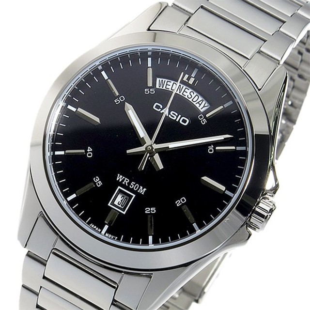 【希少逆輸入モデル】CASIO クオーツ メンズ腕時計 ブラック 超有名ブランド