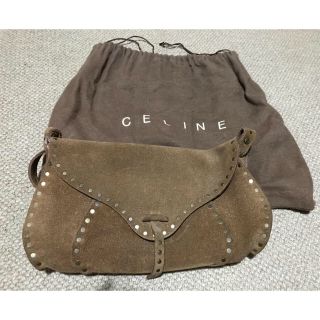 セリーヌ(celine)のCELINE ヴィンテージスエードバック(ショルダーバッグ)